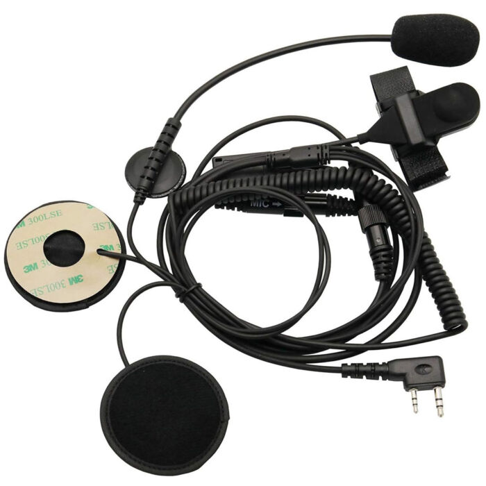 NES7400K Telsiz Kask Kulaklık Mikrofon Seti